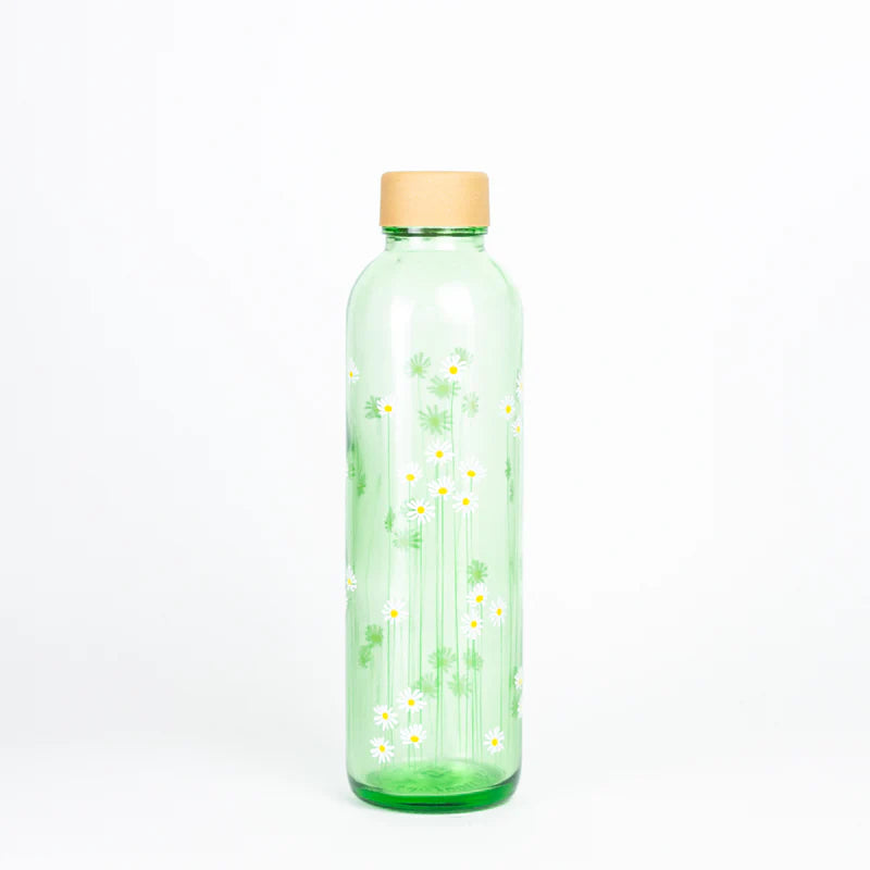 Carry Bottles - Wasserflasche Green Daisy - 700 ml