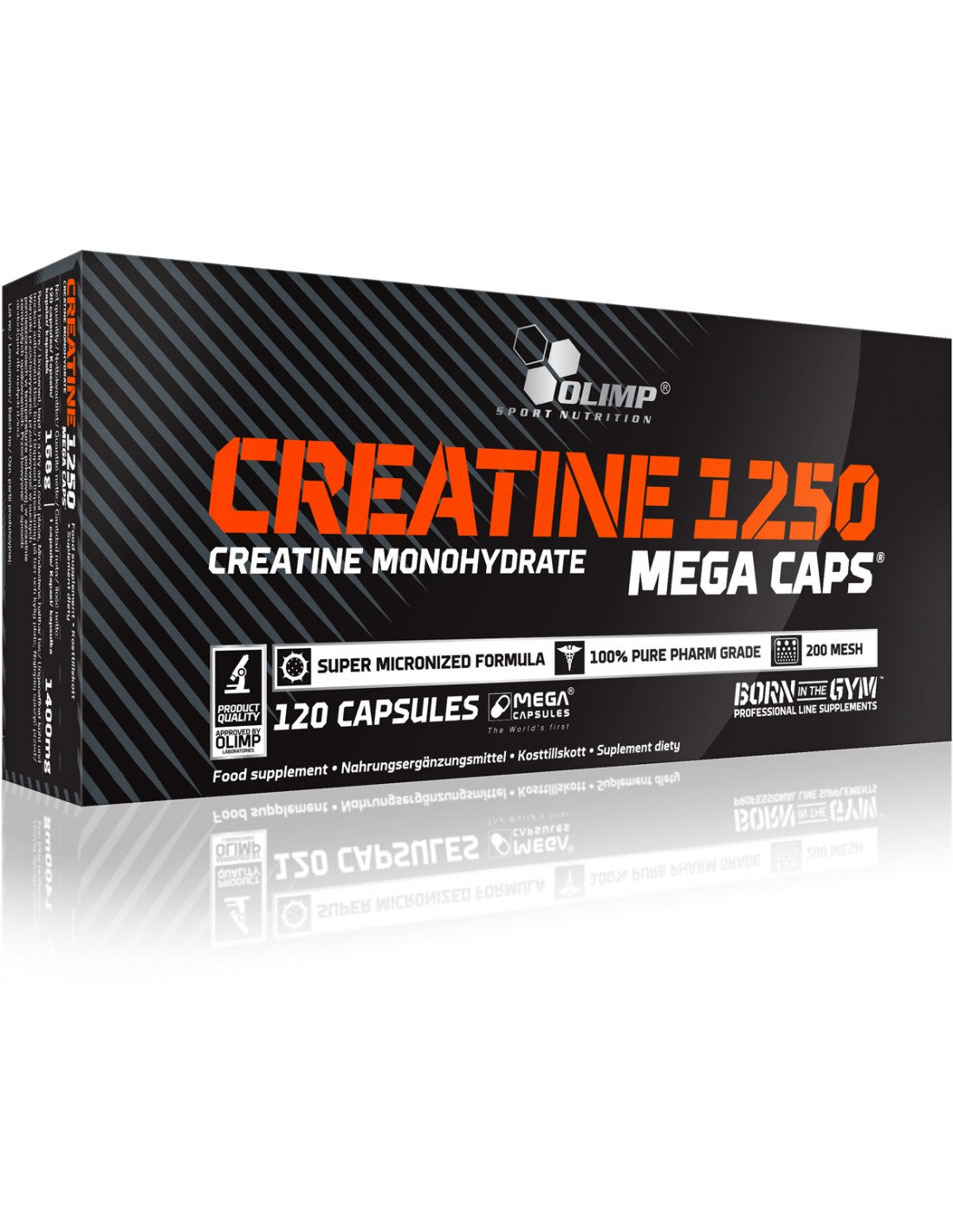 Olimp - Creatine 1250 Mega Caps - Creatine Monohydrate - 120 Kapseln